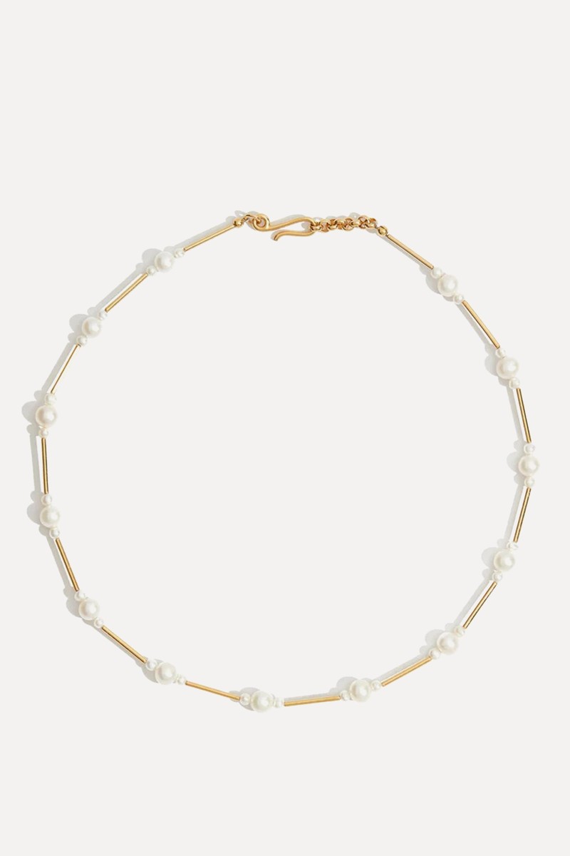 Trio Pearl Collar from Otiumberg