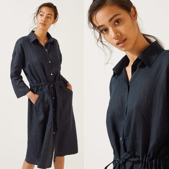 Linen Shirt Dress, £120