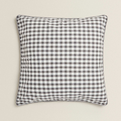 Reversible Gingham Check Cushion from Zara Home