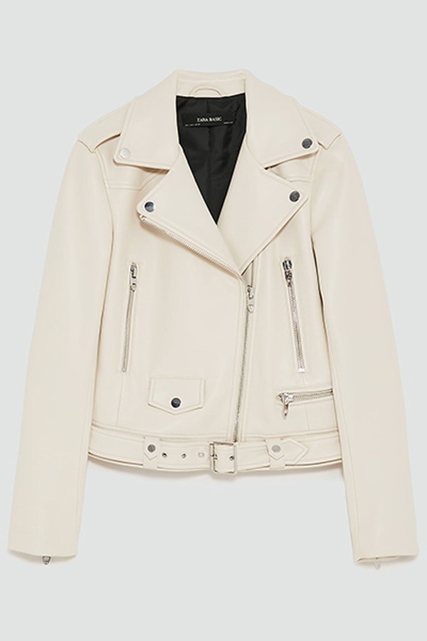 Faux Leather Biker Jacket from Zara