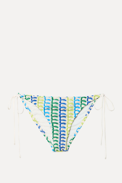 Crochet-Effect Bikini Bottoms from Stradivarius