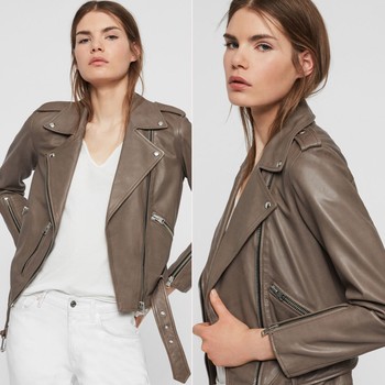 Balfern Leather Biker Jacket