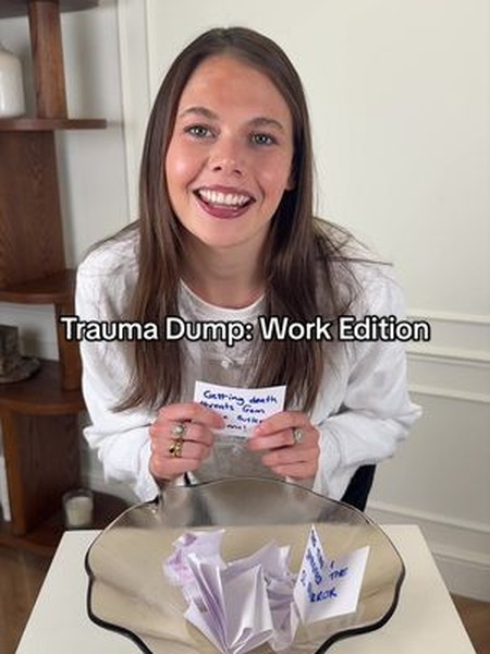 Jenn wins 😳 The craziest & worst things that have happened to us at work… Trauma Dump Office Trauma Work Drama