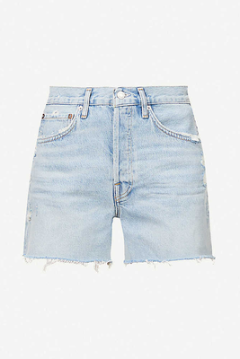 Parker High-Rise Organic-Cotton Denim Shorts from Agolde