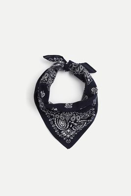 Paisley-Patterned Scarf