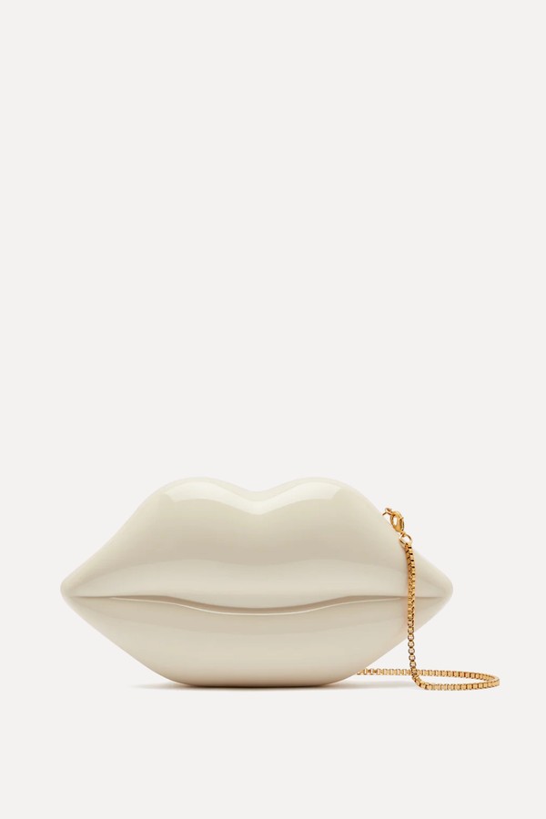 Medium Lips Clutch Bag from Lulu Guiness