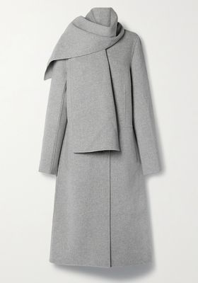 Mio Scarf-Detailed Wool Coat from Tove