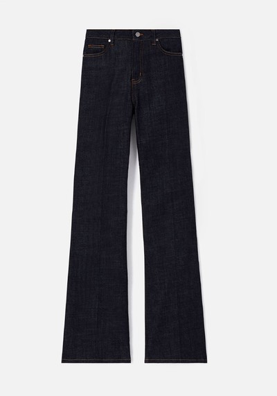 Wide-Leg Denim Pants from Paule Ka 