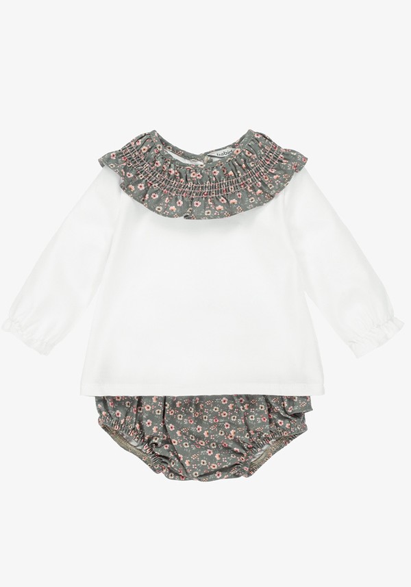 Floral Cotton Shorts Set from Babidu