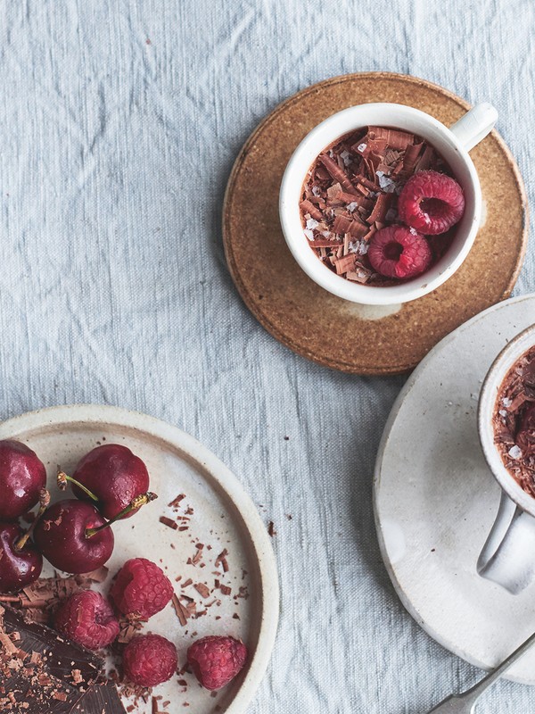 Dark Chocolate & Raspberry Pots