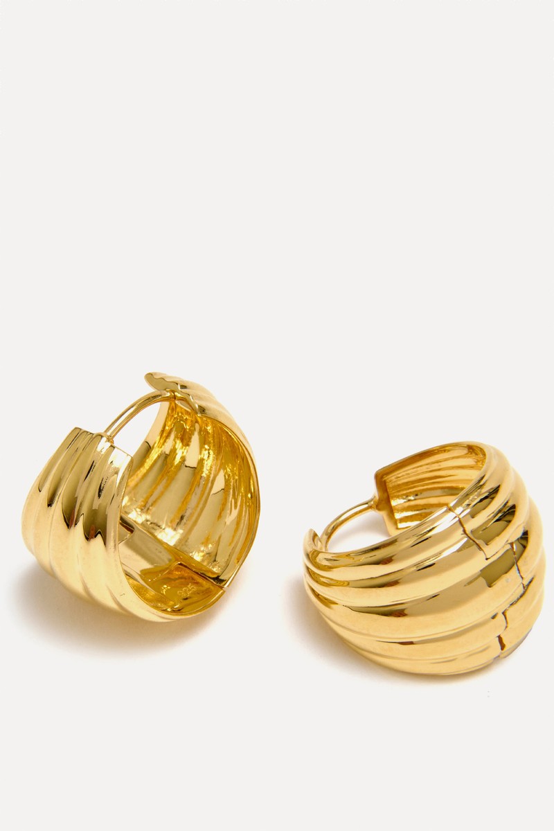 Shell Huggie Earrings