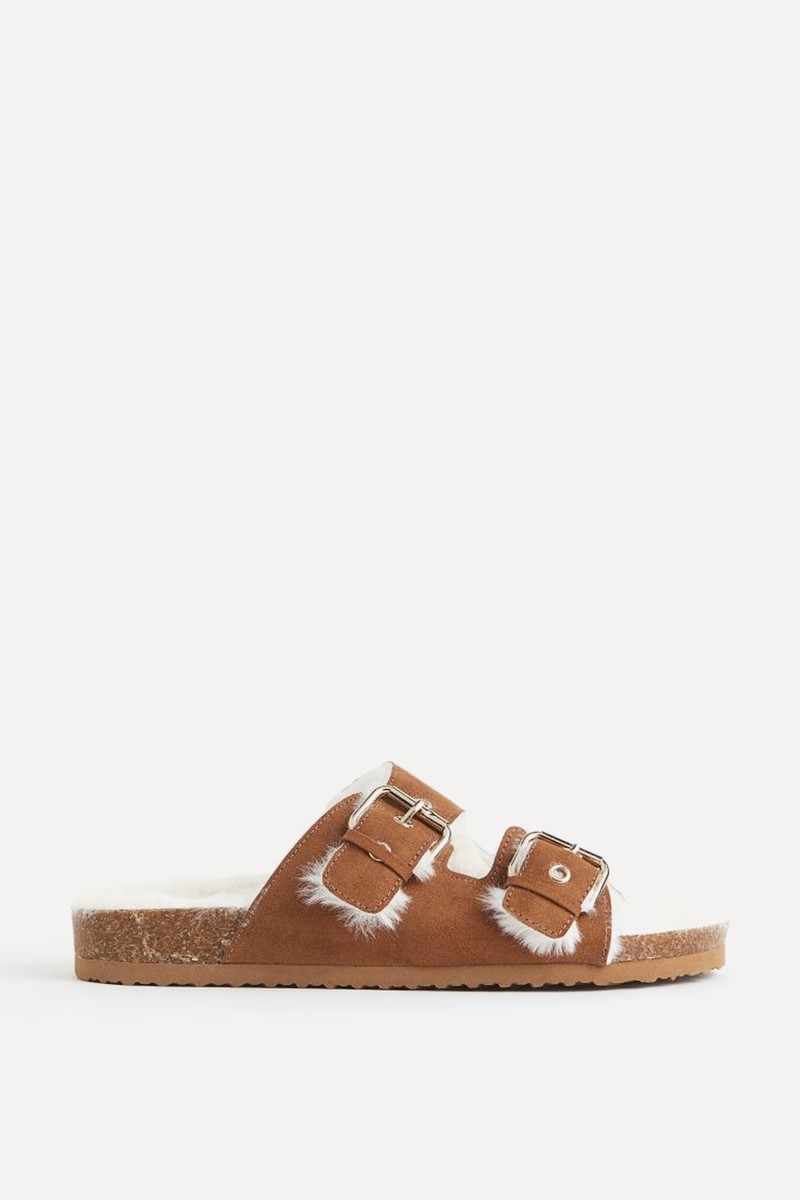 Teddy-Lined Slippers from H&M