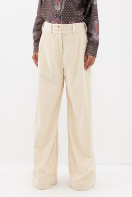 Cotton-Corduroy Wide-Leg Trousers from Etro