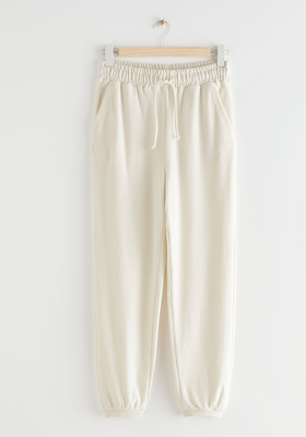 Terrycloth Drawstring Trousers from & Other Stories