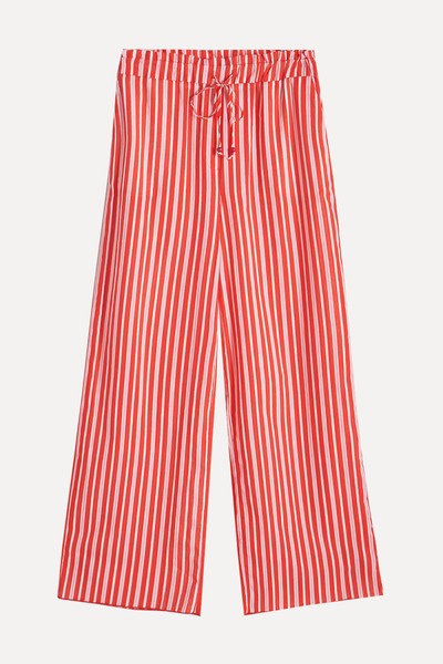 Stripe Cotton Trousers  from Reserved 