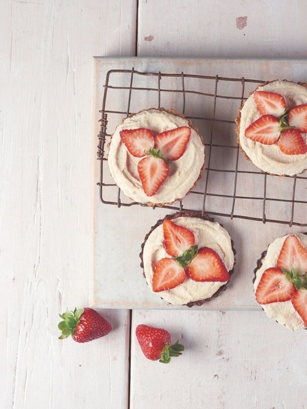 Strawberry Custard Tarts