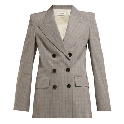 Lliana Checked Cotton Blend Blazer from Isabel Marant