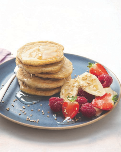 Banana & Berry Pancakes 