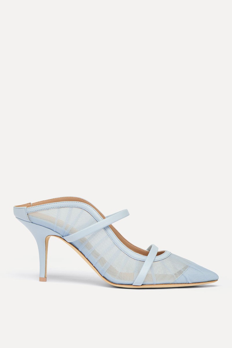 Maureen 70 Tulle Heeled Mules