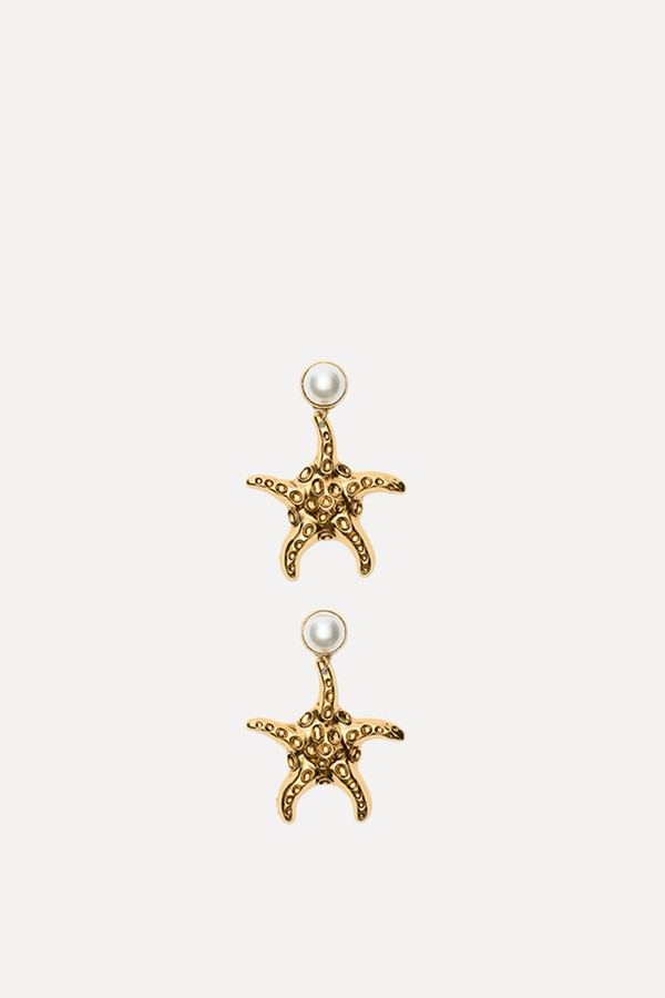 Zeina 18-Karat Gold-Plated Earrings from RIXO