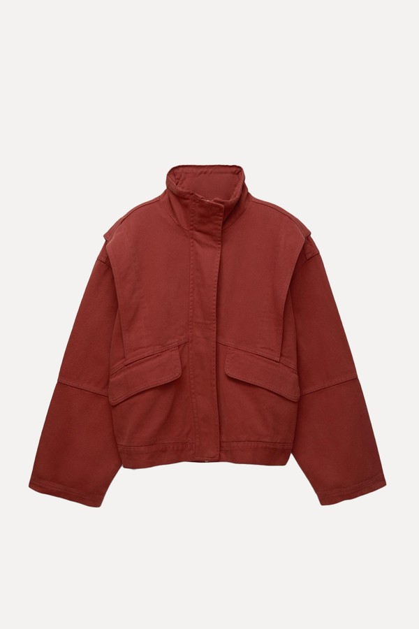 Jacket With Patch Pockets from Pull & Bear