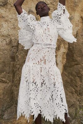 White Rocky Midi Dress from Delfi Collective 