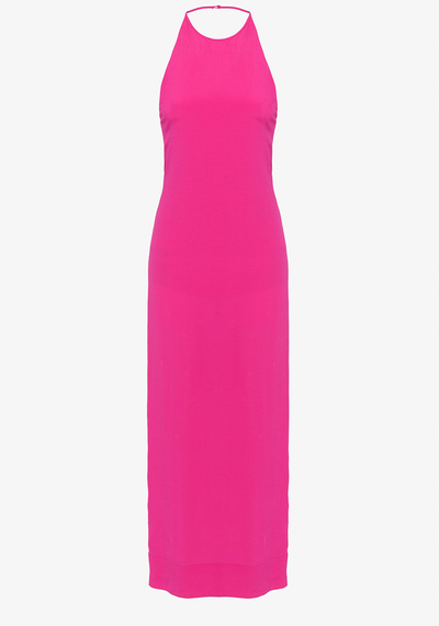 Harisha Tie Back Viscose Dress from Three Graces London