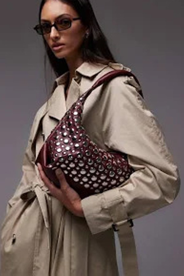 Samantha Studded Shoulder Bag from Topshop