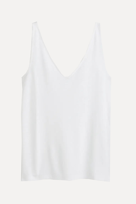 Linen-Blend Vest Top from H&M