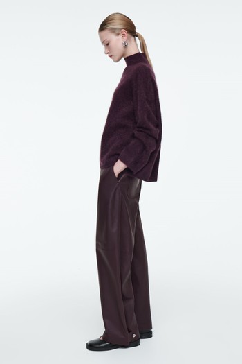 Brushed-Cashmere Turtleneck Jumper from COS