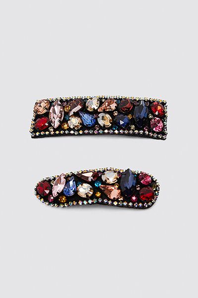 Pack Of Rhinestone Hairclips