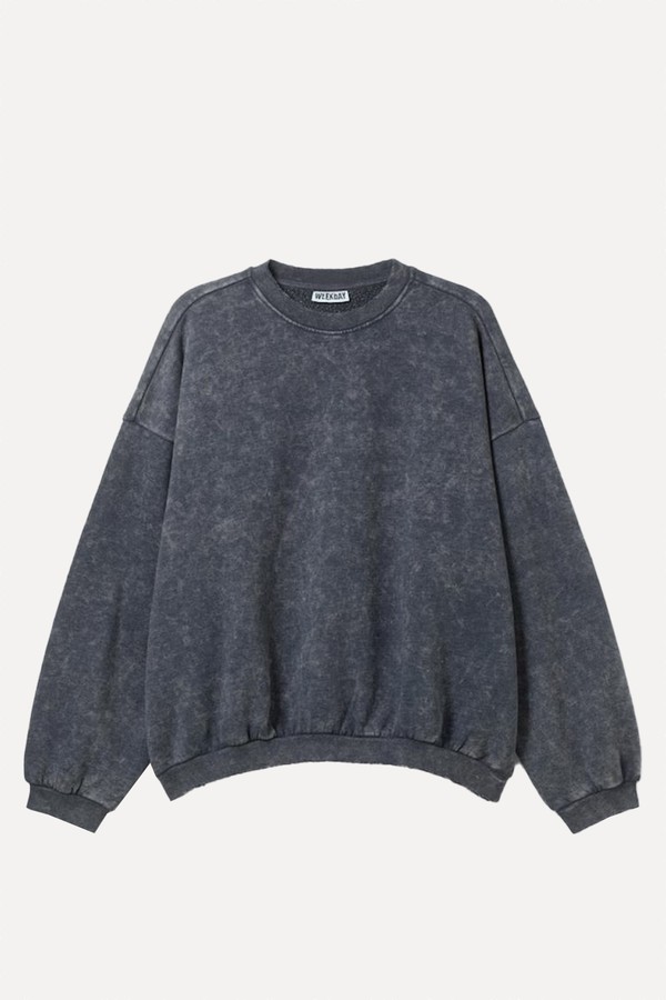 Long-Sleeved Oversized Slouchy Sweatshirt from Weekday