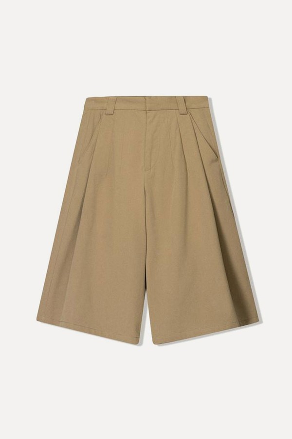 Voluminous Bermuda Shorts With Darts from Bershka