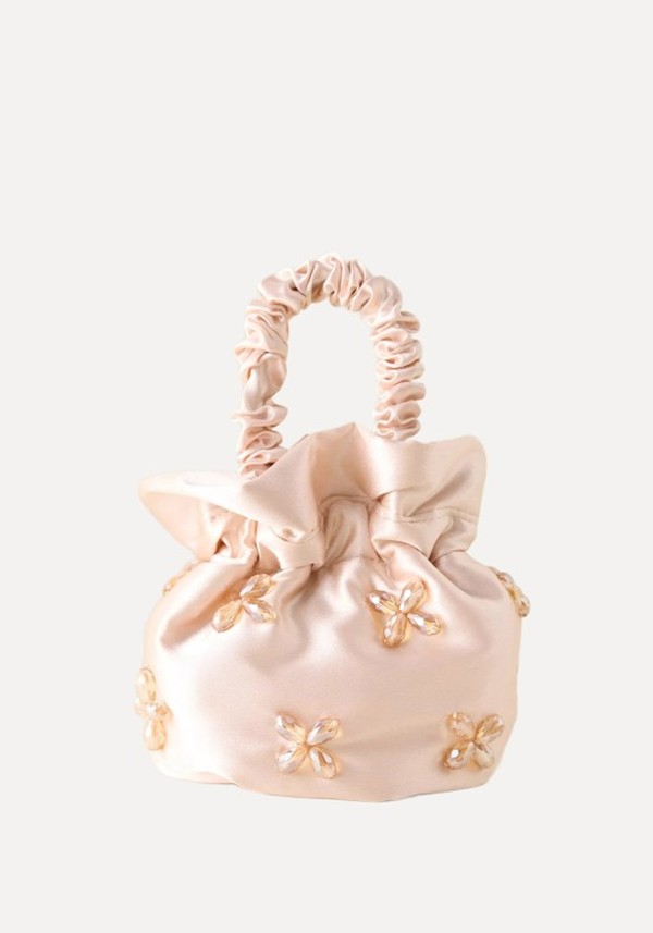 Satin Beaded Bag 