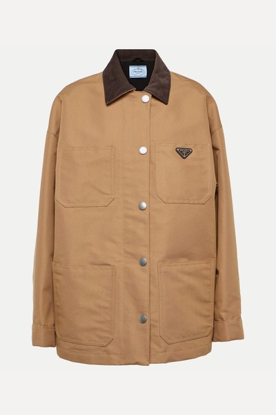 Oversized Canvas Jacket from Prada