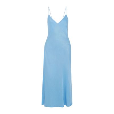 Satin-Crepe Midi Dress from Victoria Beckham