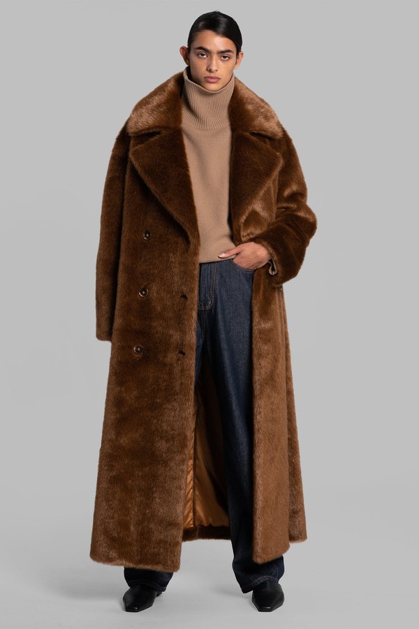 Joni Faux Fur Coat from The Frankie Shop