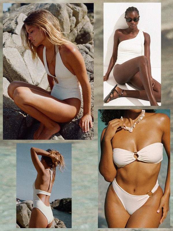 The Round Up: White Swimwear 