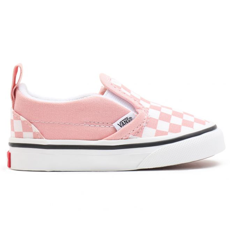 Toddler Checkerboard Slip-On Velcro Shoes from Vans
