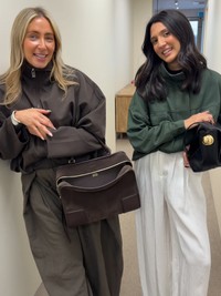 The Cool-Girl Combo We’re Loving: Funnel Neck Jackets & Tailored Trousers