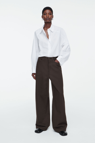 Wide-Leg Drawstring Trousers from COS