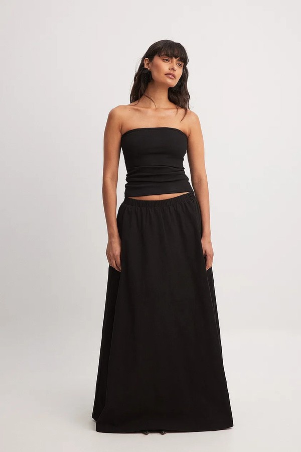 Cotton Maxi Skirt