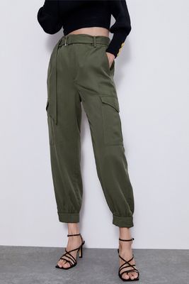 Cargo Trousers With Pockets from Zara