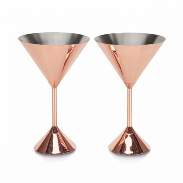 Plum Martini Glasses