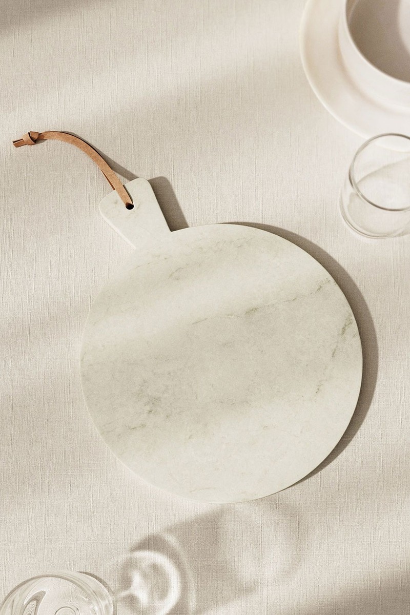 Round Marble Chopping Board from Mango
