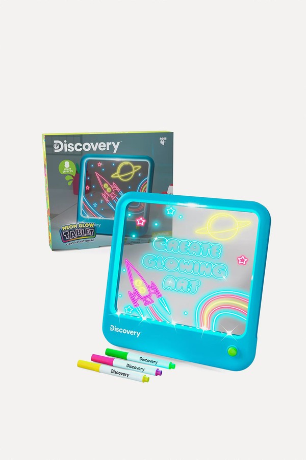 Neon LED Glow In The Dark Drawing Board from Discovery
