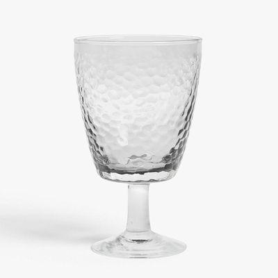 Hammered Wine Glass from John Lewis & Partners