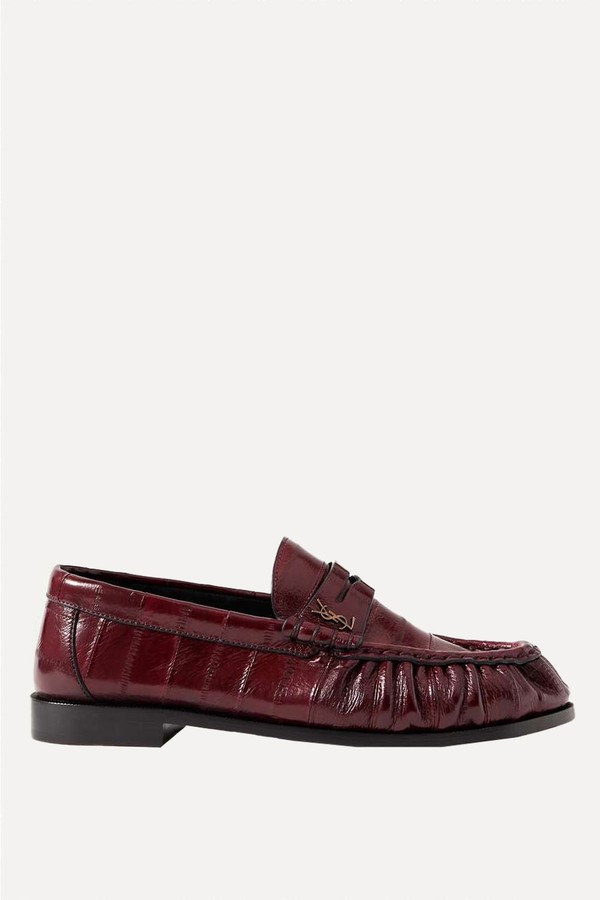 Le Loafer Eel Loafers from Saint Laurent