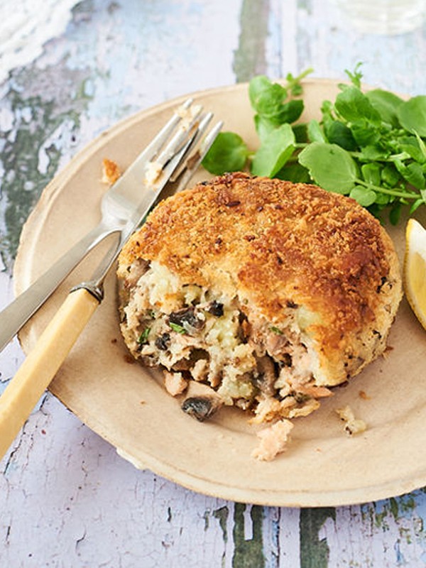 Salmon & Mushroom Fishcakes