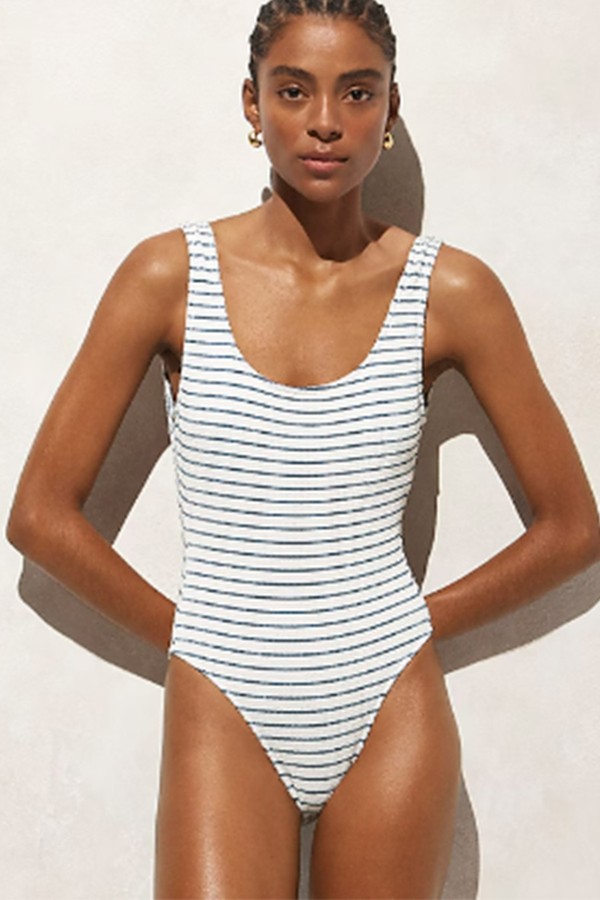 Claudia Scrunchie One-Piece from J.Crew